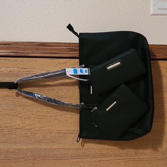 Time and Tru Handbags - COPY - NWT 3 Pc Time & Tru Black Tote